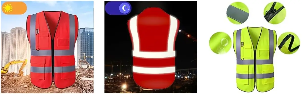 Gilet de sécurité Haute-visibilité-Jour-Nuit