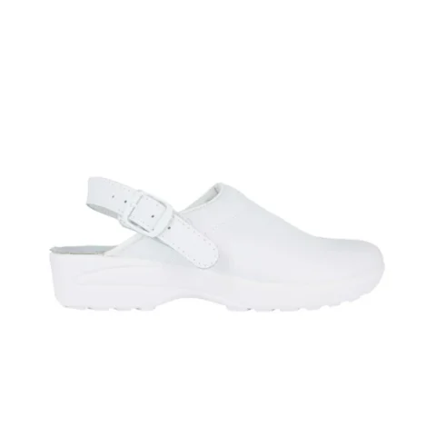 sabot-medical-orthopédique-cuir-blanc-2